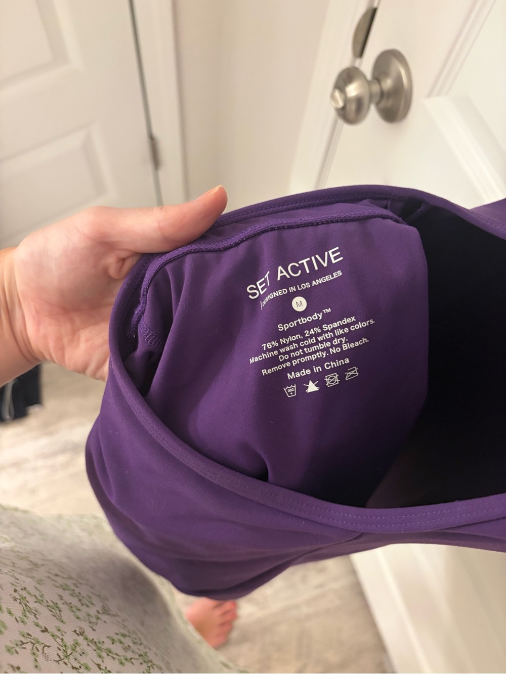 SET Active Purple Active Dress - Picture 2 of 2